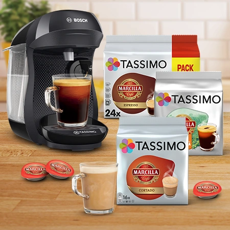 Cápsulas de café TASSIMO Marcilla