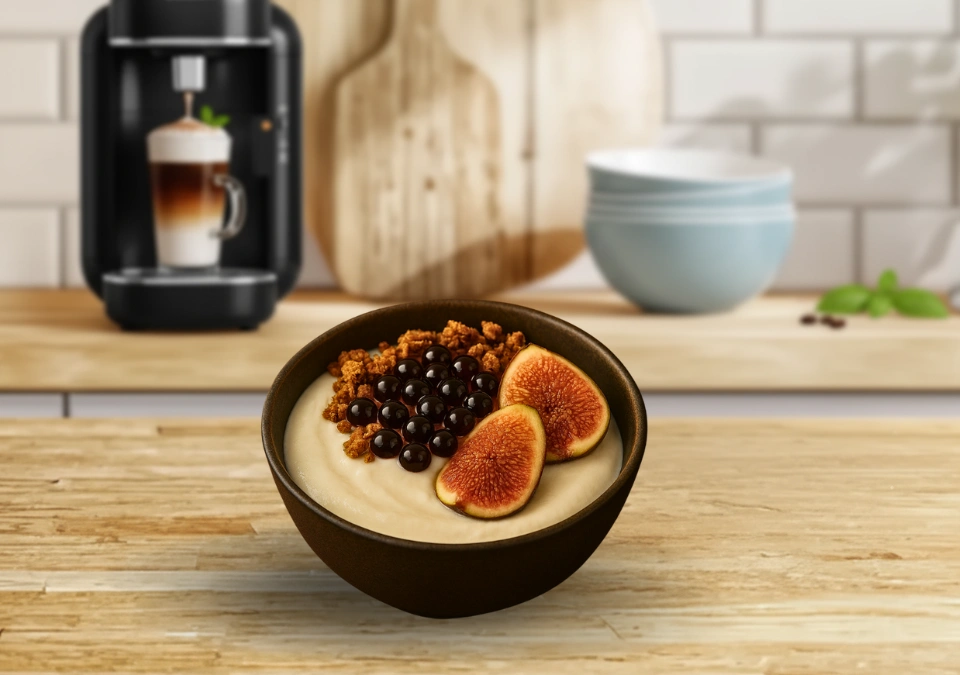 Parfait de yogur griego con Perlas de Café L'OR