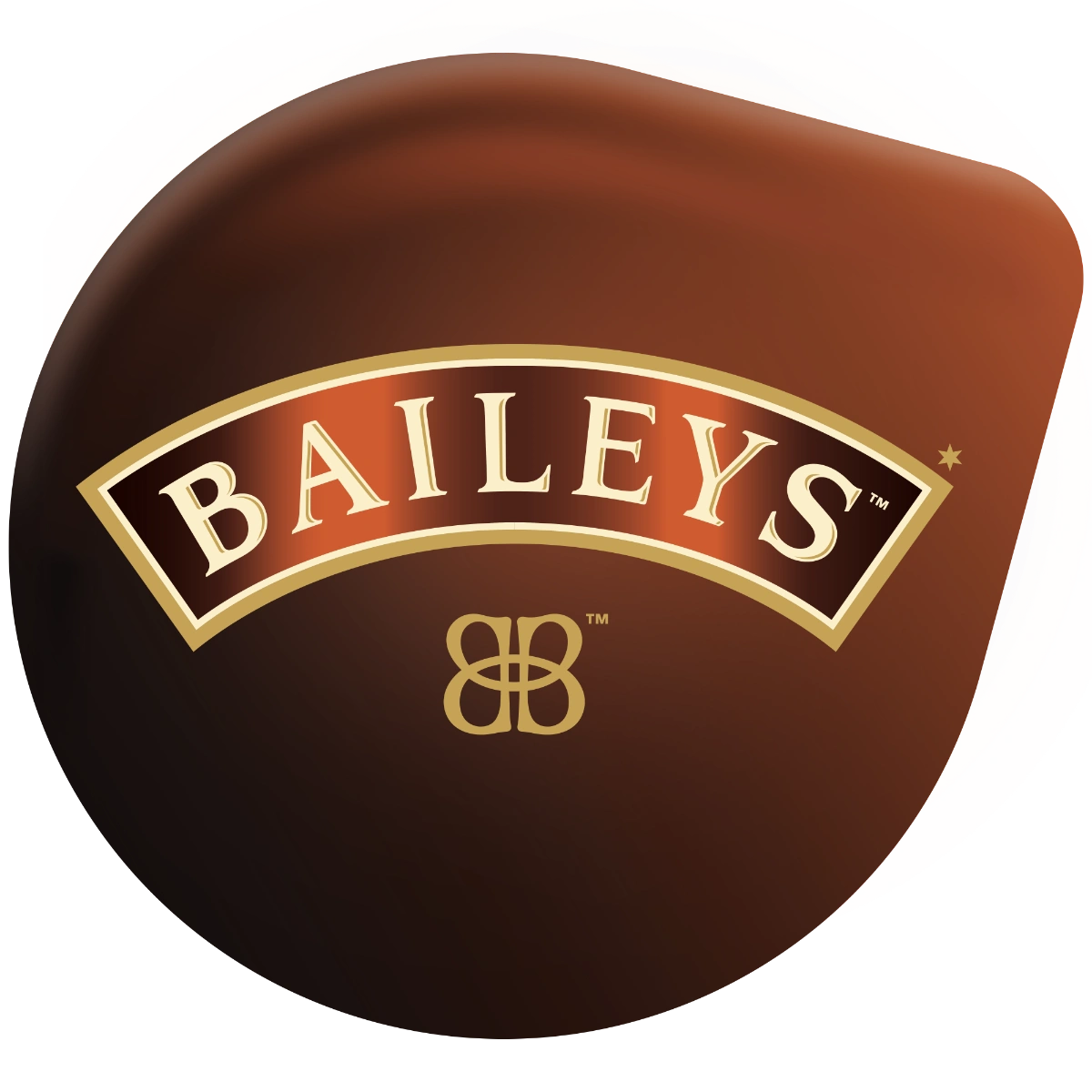 Baileys logo with TASSIMO's flower-like symbol integrated into the design.