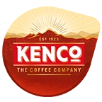 To design a cohesive logo, incorporate the TASSIMO brand name alongside the Kenco logo, both set against a picturesque mountain graphic. Include a subtle sunrise in the background to evoke a sense of freshness and awakening. This visually links both brands while emphasizing natural beauty and quality.