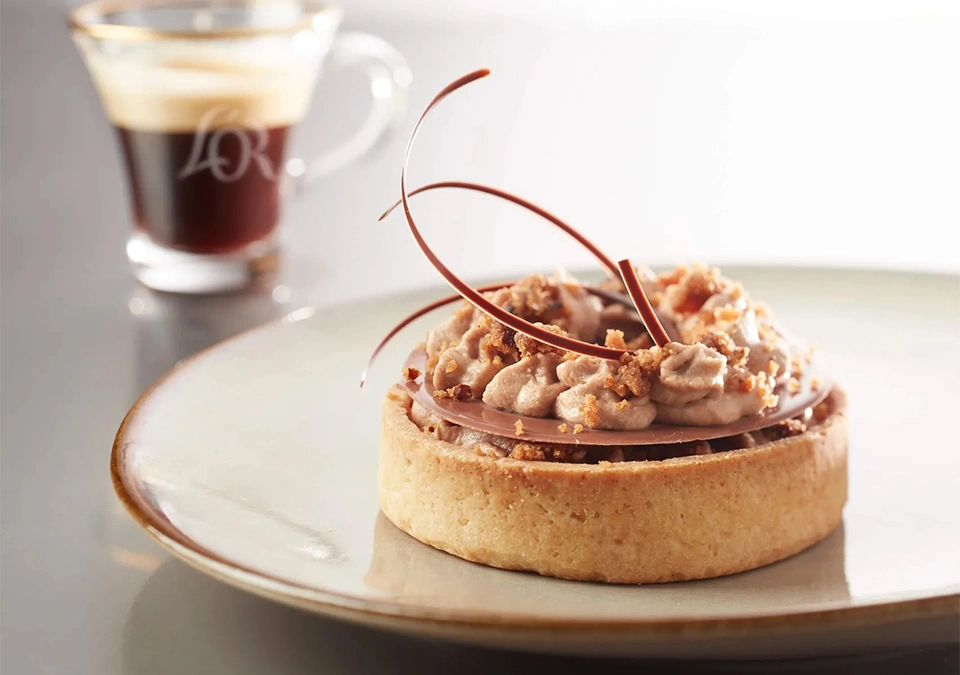 Chocolade zanddeegcroute met koffie