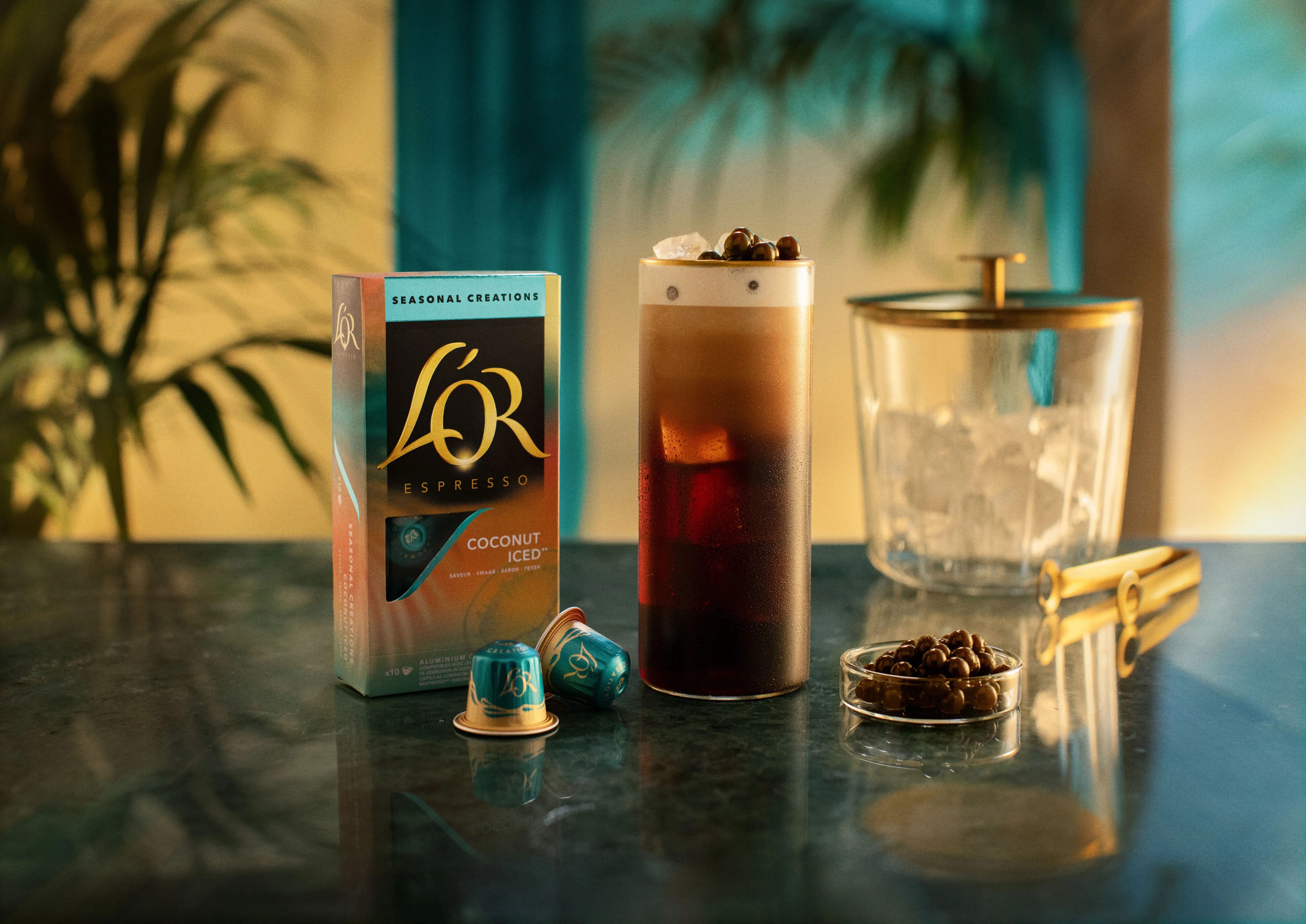 Enjoy L'OR Espresso Summer Collection and popping pearls