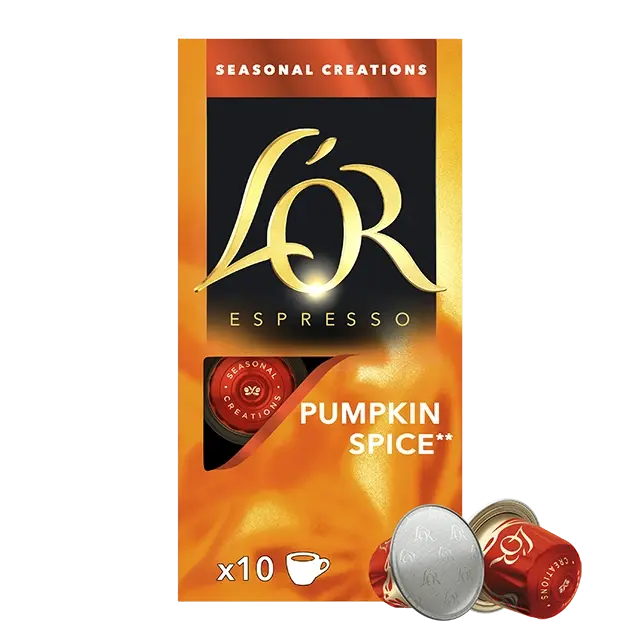 L'OR Espresso Pumpkin Spice et capsules