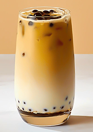 LOR Espresso Cafe latte con perlas