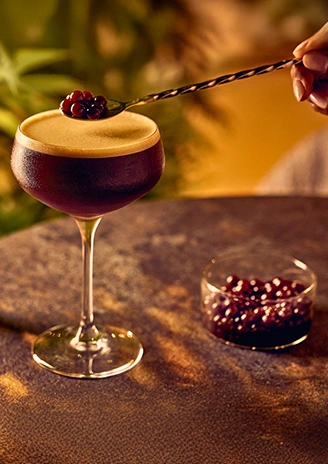 LOR Espresso Espresso tonic con perlas