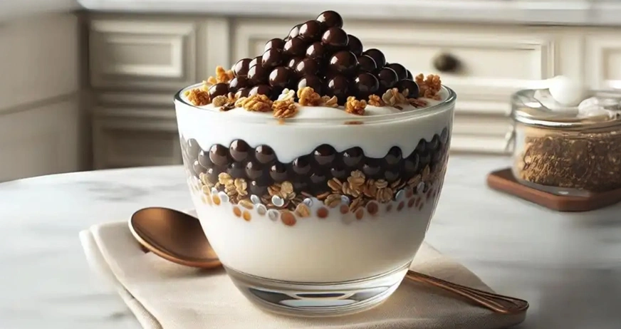  LOR Espresso Yogurt with pearls
