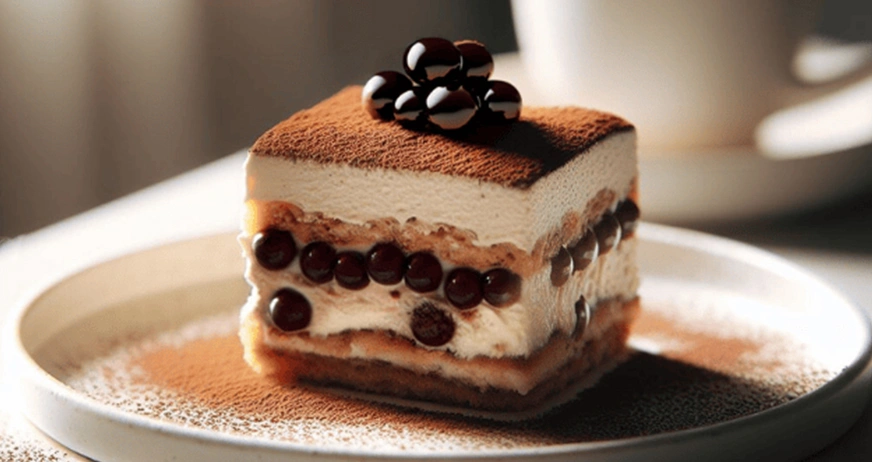LOR Espresso Tiramisu with pearls