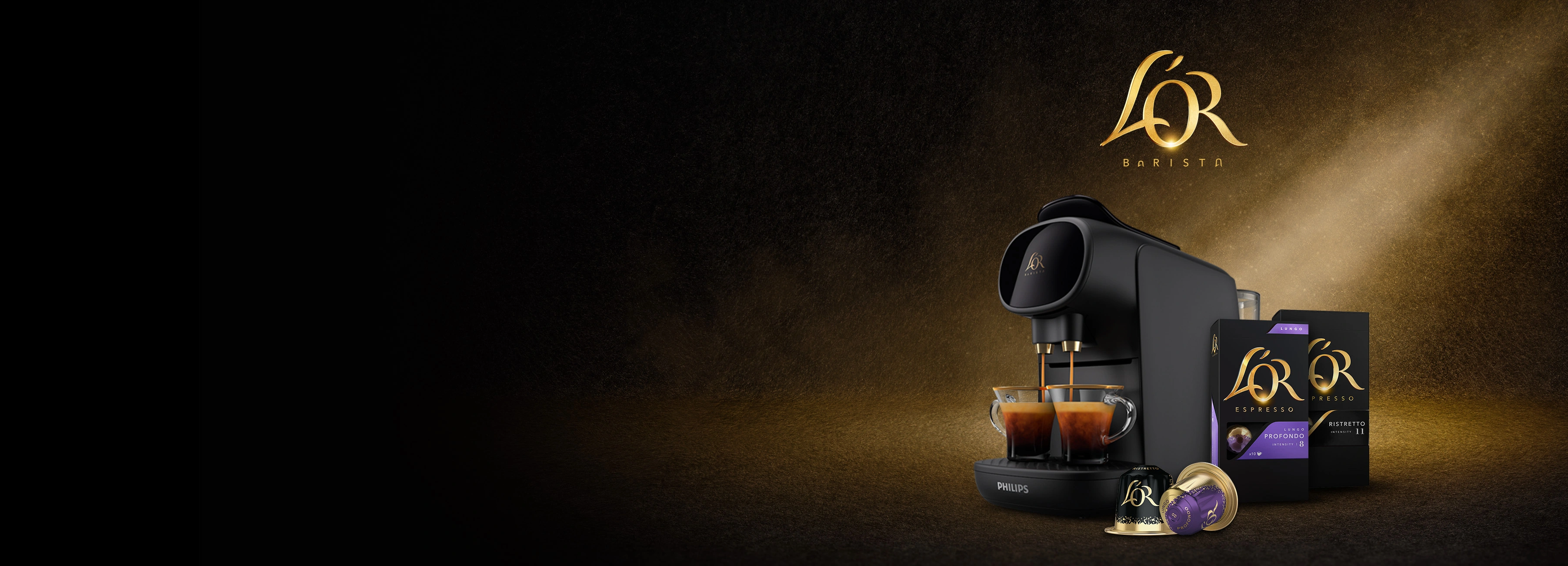coffee machine with capsule packs
