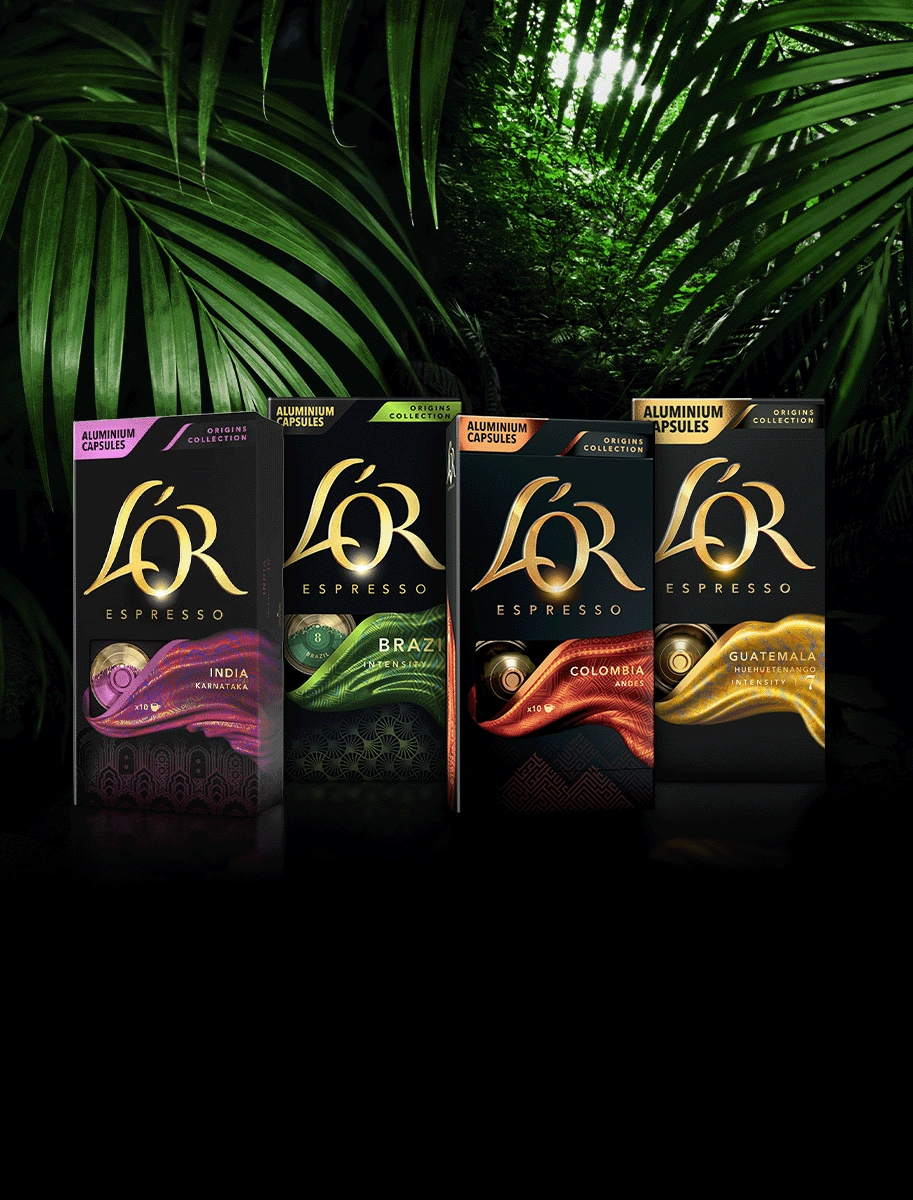 Achetez les capsules de café L'OR Sélection Origines