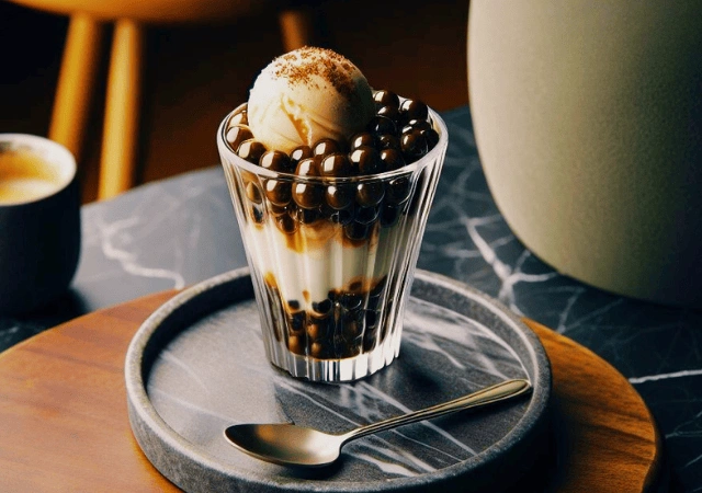 Glace aux Perles de Café L’OR 