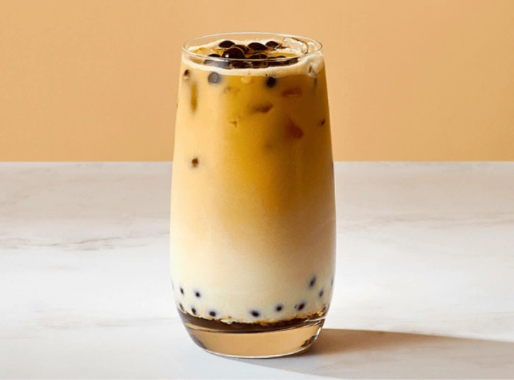 Latté Glacé Caramel aux Perles de Café L'OR 