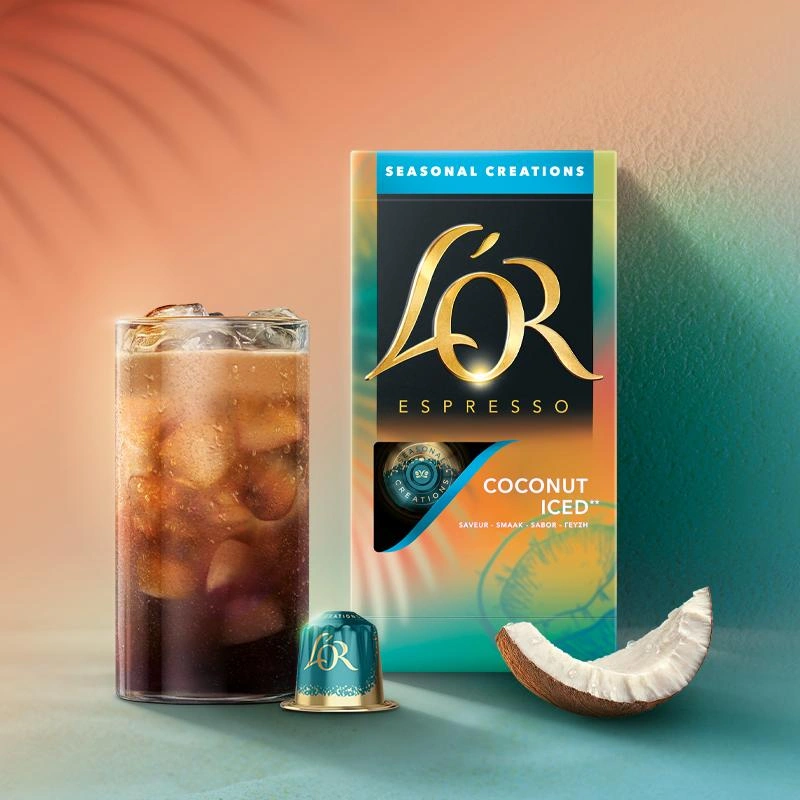 L'OR Espresso Coconut Iced Coffee Capsule Pack