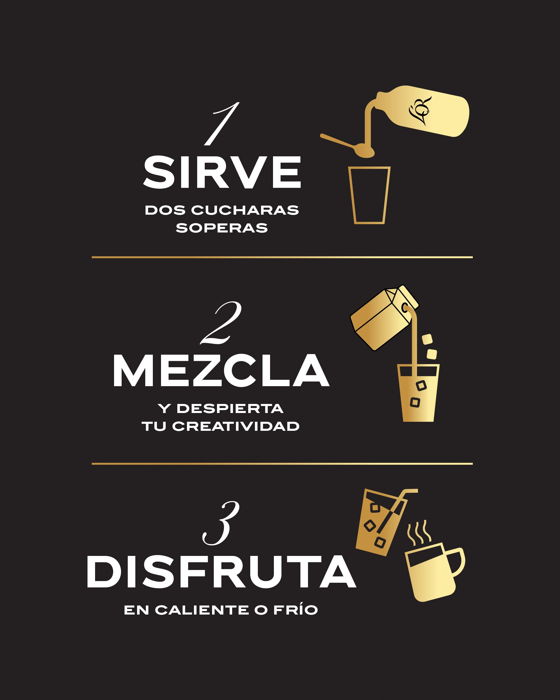 3 simples pasos a seguir: