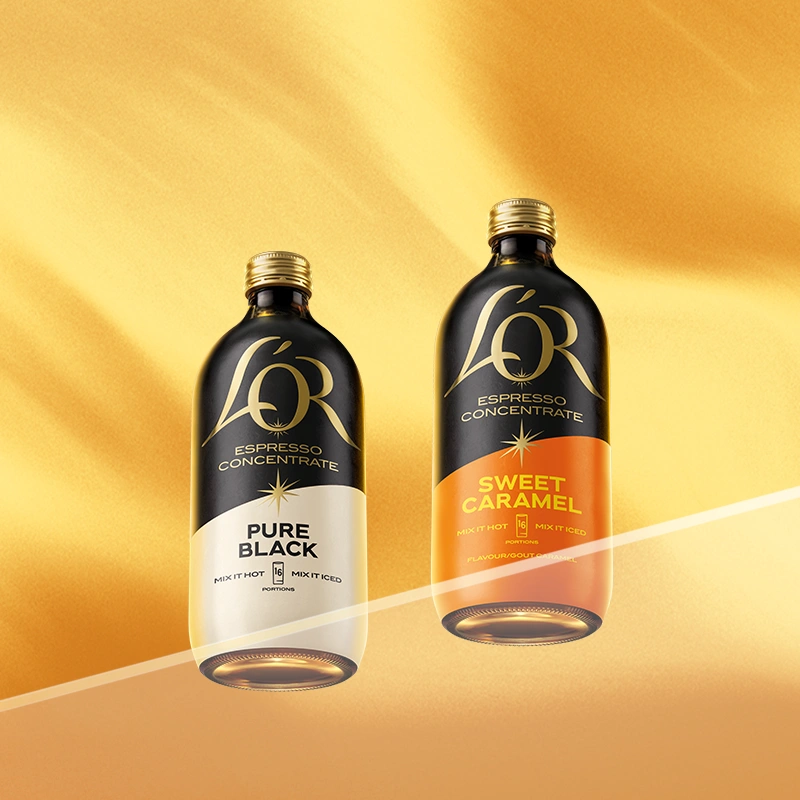 Gama L’OR Espresso Concentrate Pure Black, Sweet Caramel