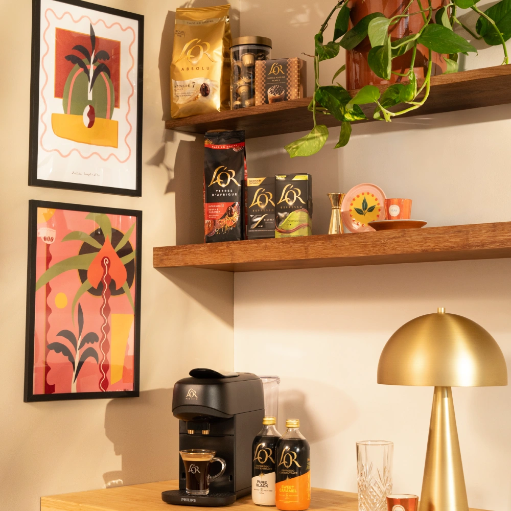 L’OR x Laetitia Rouget : donnez du style à votre Coffee Corner