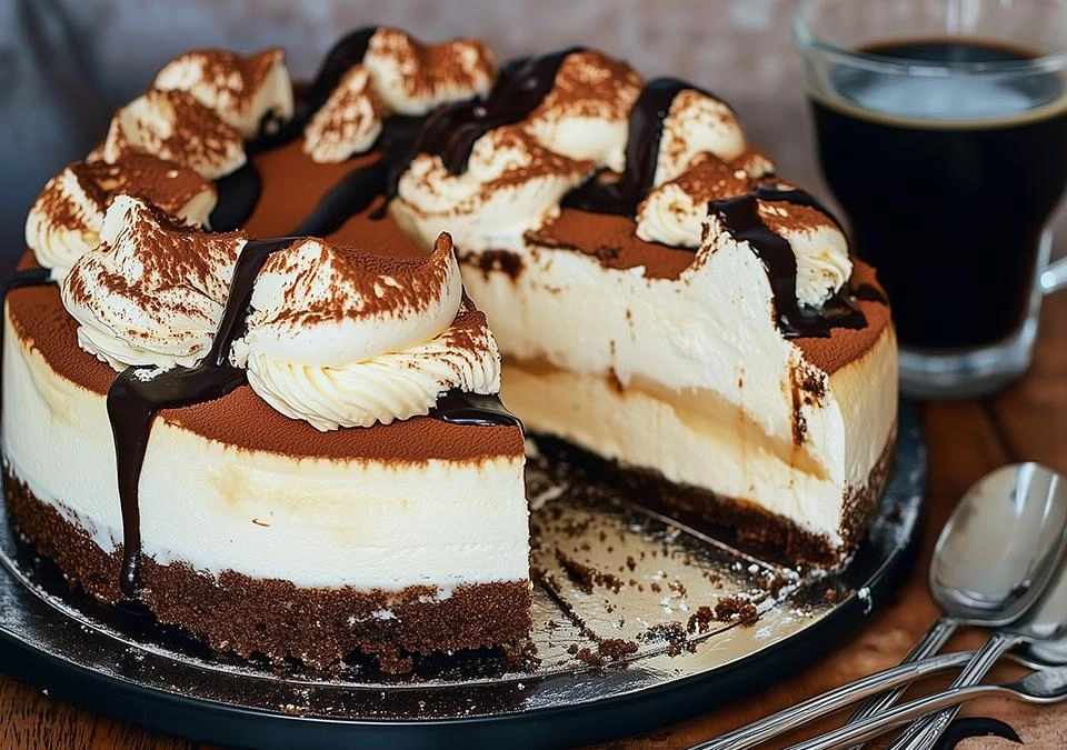 Cappuccino cheesecake