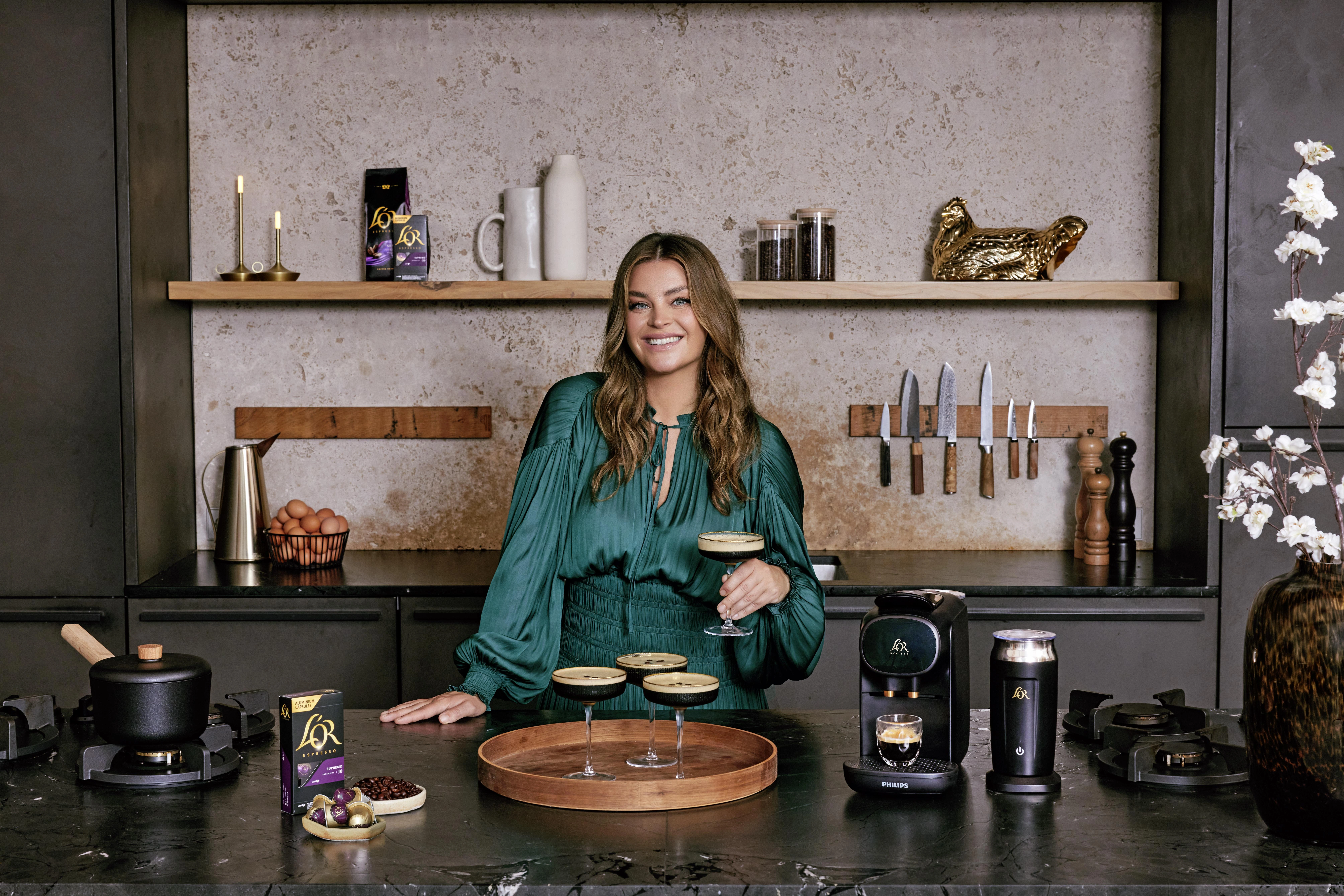Miljuschka makes Alcohol-free espresso martini with L'OR Coffee