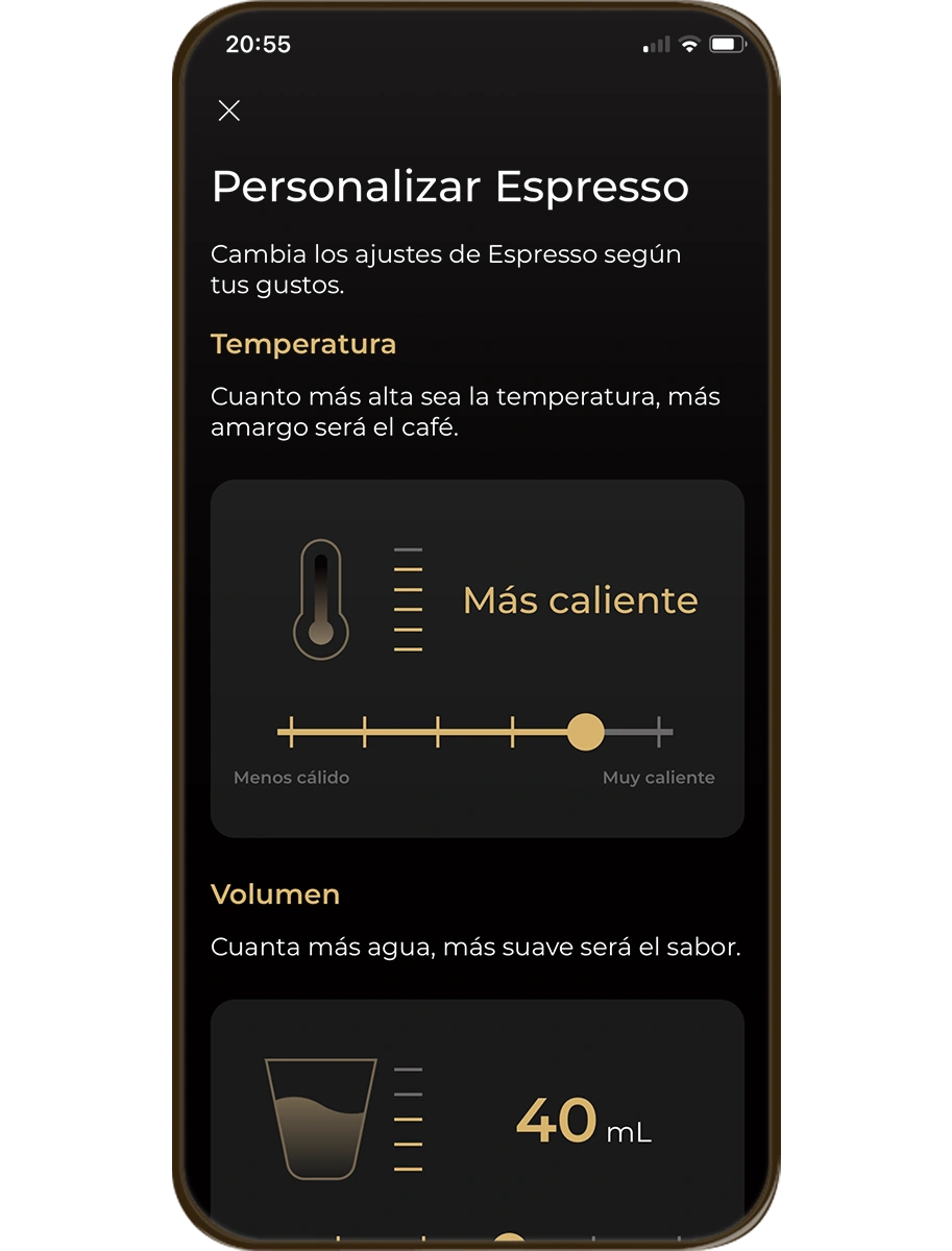 Personalizar y guardar recetas